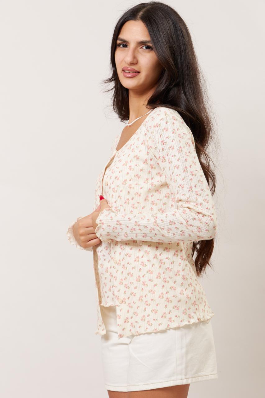 Vintage floral twin set