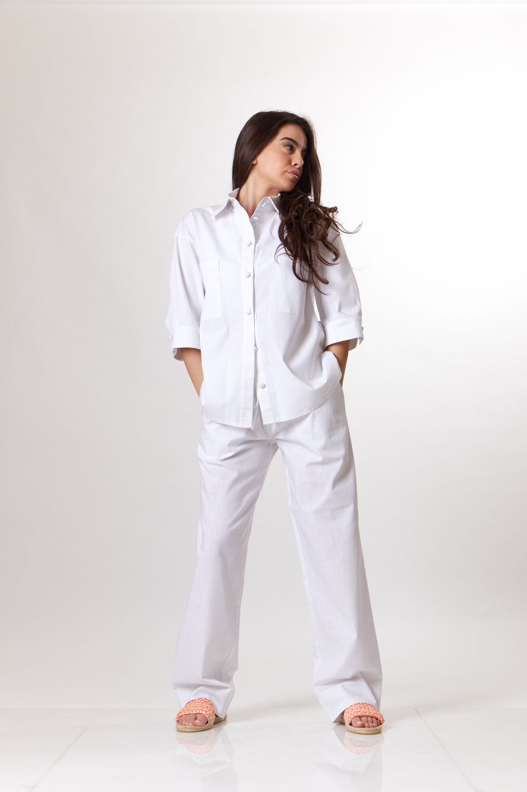 Ensemble de linge blanc