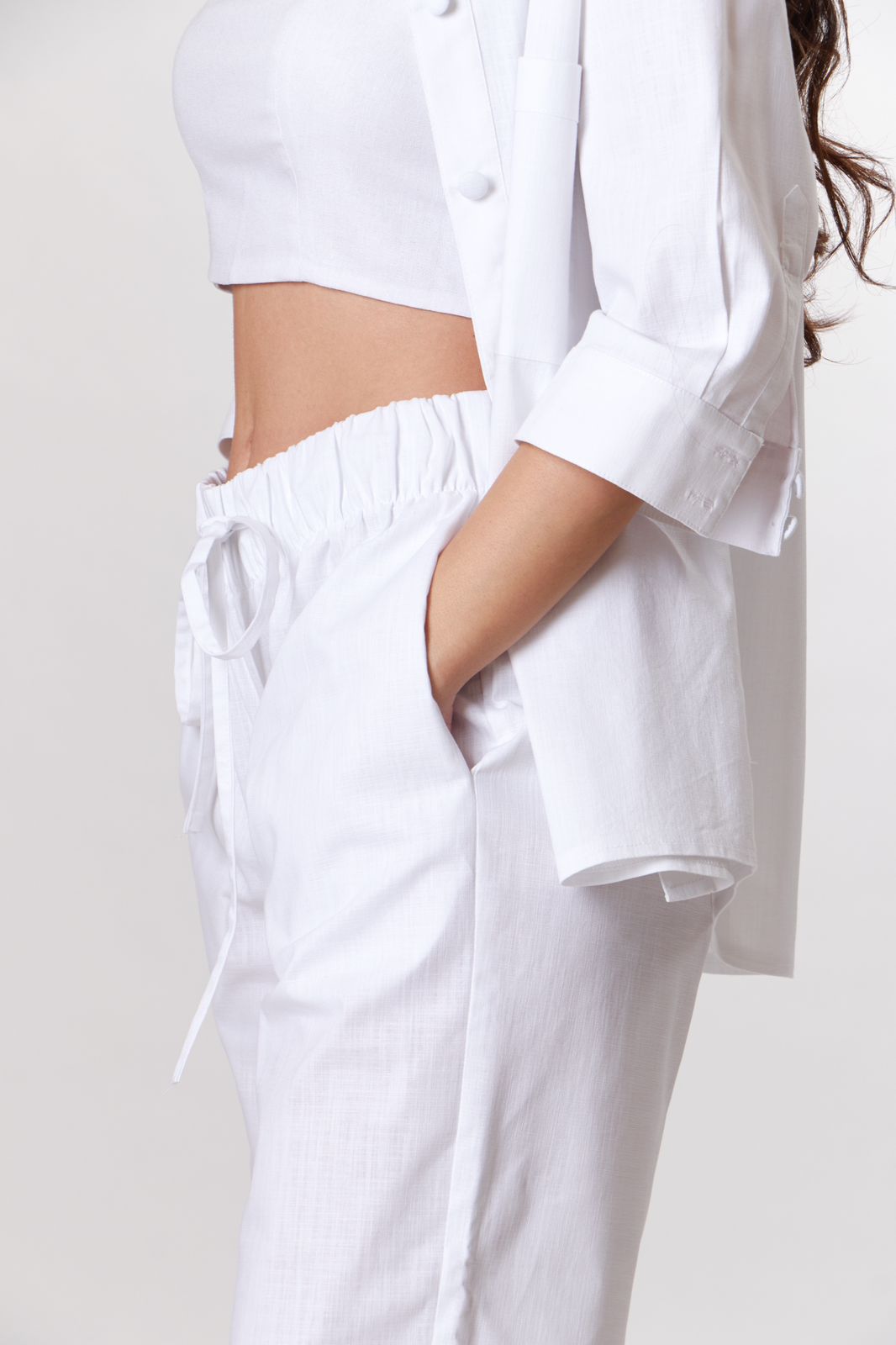 Ensemble de linge blanc