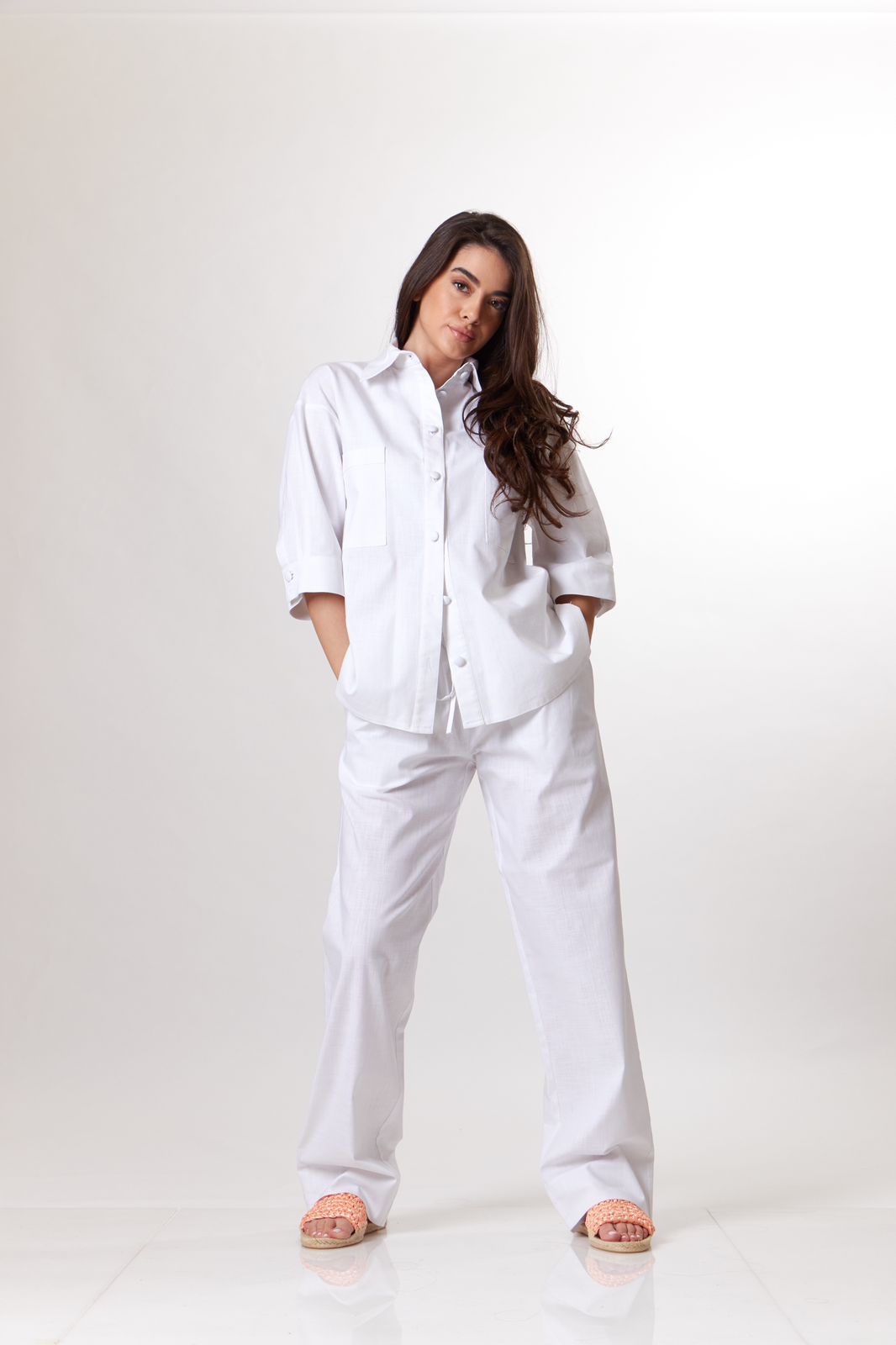 Ensemble de linge blanc