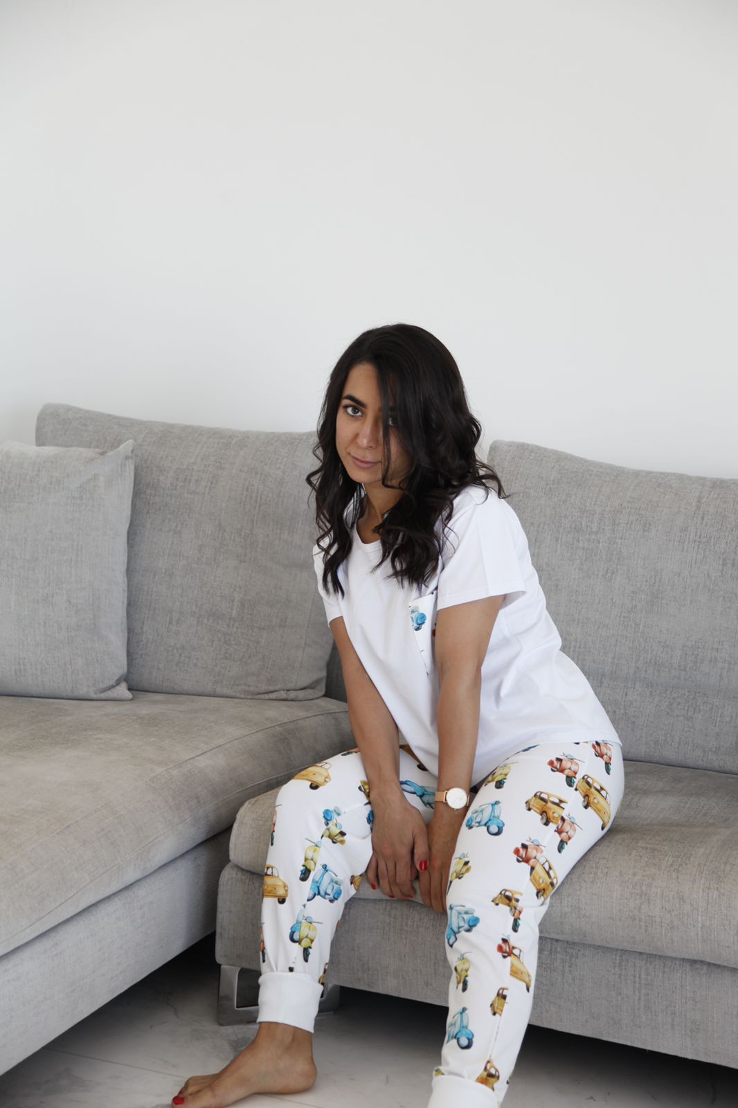 Adults cars/ motorcycles patterned pjs