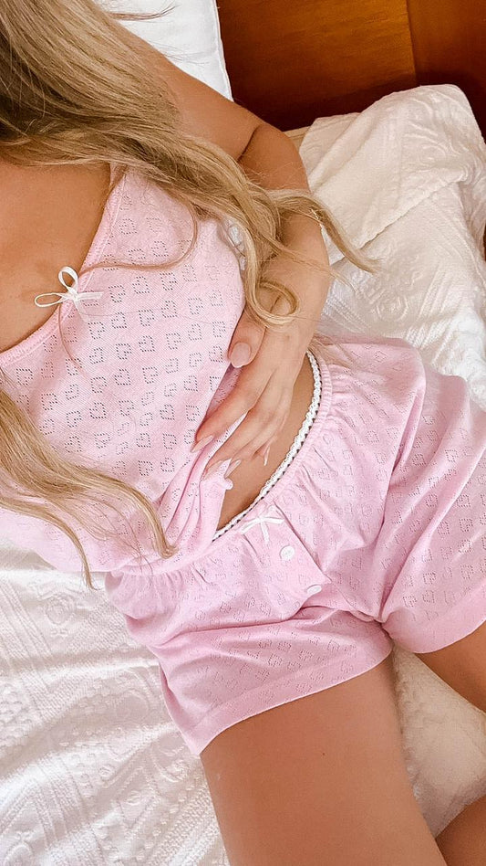 Light pink summery pj set