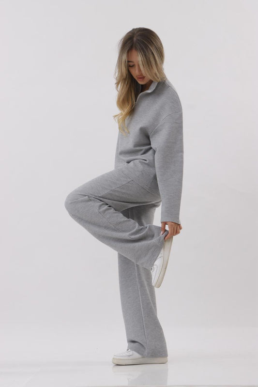 soft gray lounge set