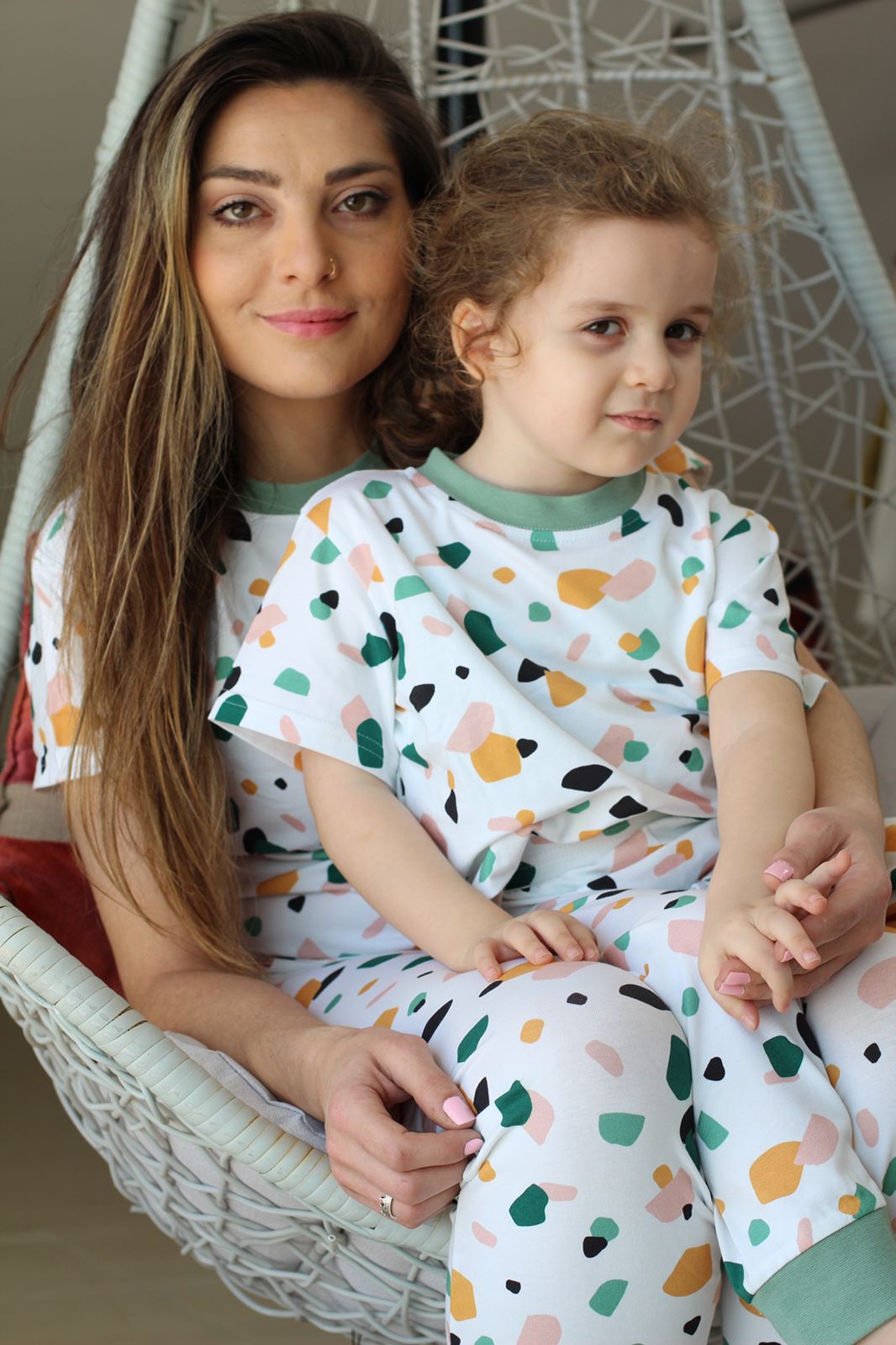 Adults stones patterned pjs